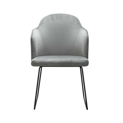Silla 6x Comedor Silla tapizada Sala de estar Club Textil Asiento Sillón Set