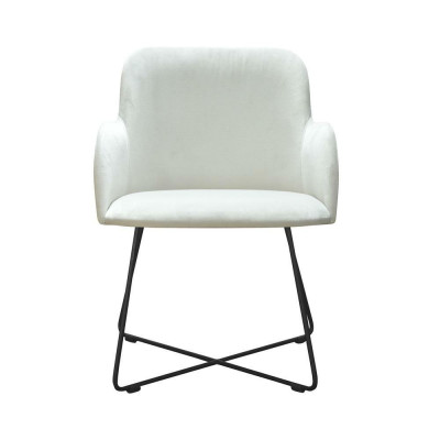 Silla 4x Silla de comedor Tapizada Club de televisión Textil Asiento Sillón Set Nuevo