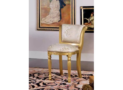 Silla de comedor con reposabrazos Clásica Nueva Diseño Mueble tapizado