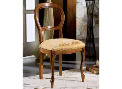 Silla de diseñador Silla de comedor clásica Silla tapizada Mueble textil