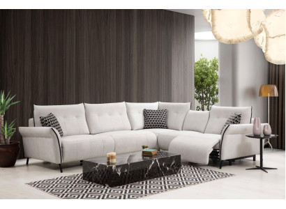 Sofá esquinero Salón Sofá Sofá Tapizado Textil Muebles Moderno Diseñador Nuevo