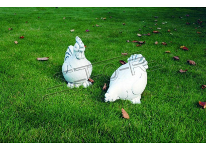 Decoración de jardín Gallina terraza Figuras de piedra Figura Decorativa Estatua
