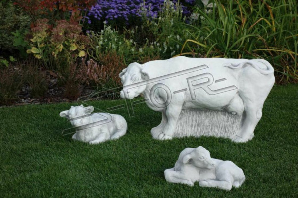Decoración de jardín CalabTerrasse Figuras de piedra Figura Decorativa Estatua