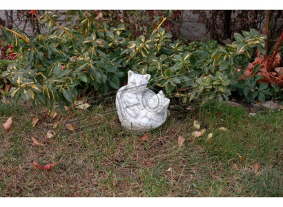 Decoración de jardín Gato Terraza Figuras de piedra Figura Estatua decorativa