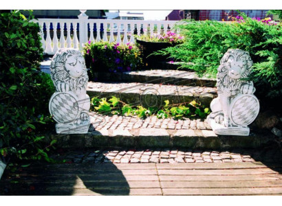 Decoración de jardín León Estatua Escultura Figuras Esculturas Diseñador
