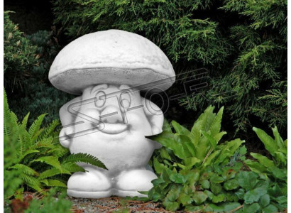 Decoración de jardín seta terraza figura de decoración de piedra figuras estatua de naturaleza