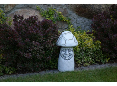 Decoración de jardín seta terraza figuras de piedra decoración figura estatua natural