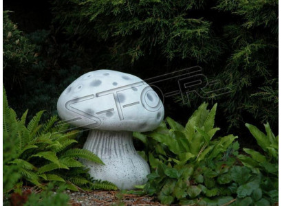 Decoración de jardín seta terraza figuras de piedra figura decorativa estatua de naturaleza