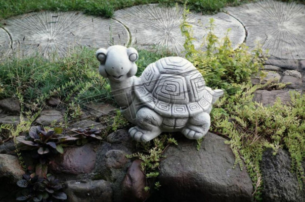 Decoración de tortuga de jardín Figura terraza S103086 Estatua Escultura