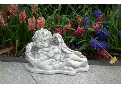 Grabengel Ángel protector clásico para tumba - Decorativa figura de ángel para tumba.