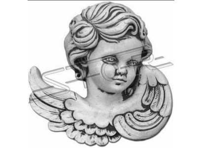 Adorno de tumba piedra decoración ángel figura escultura decorativa dios sagrado