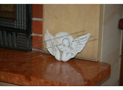 Decoración de tumba, piedra de tumba, decoración de ángel, figura de escultura, Dios.