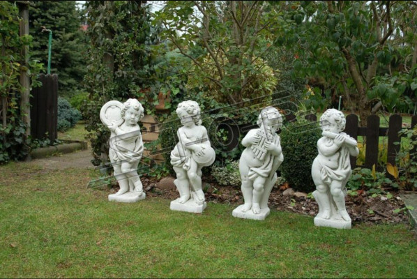Joven figura de estatua de 70 cm escultura estatuas blancas decoración de jardín