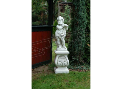 Joven estatua de figura de 70cm escultura de figuras blanca estatuas decoración de jardín
