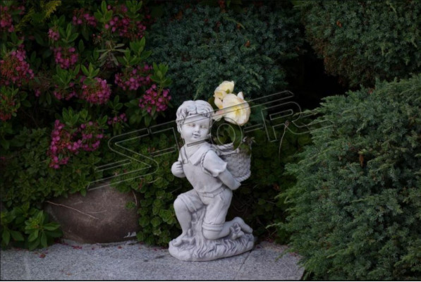 Joven chico estatua figura de 40 cm escultura estatuas jardín