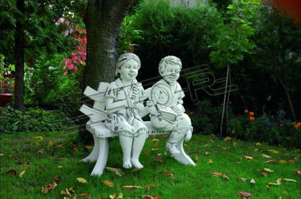 Joven figura sentada estatua figuras escultura estatuas decorativas jardín
