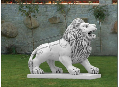León Figura decorativa de jardín Terraza Figuras de jardín Escultura Esculturas