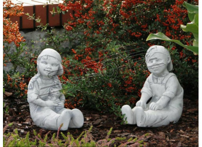 Chica 34cm figura estatua figuras escultura estatuas jardín