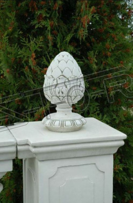 Decoración de pared florero jarrón recipiente jardín terraza estatua.
