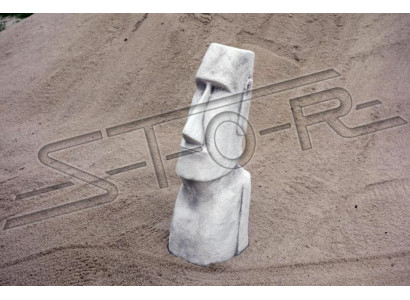 Estatua de Moai Escultura Figura Diseñador Decoración de jardín y terraza Esculturas.