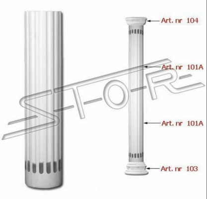 Columna Columnas Estilo Antiguo Columnas Jardín Decoración Romana Deco 116cm
