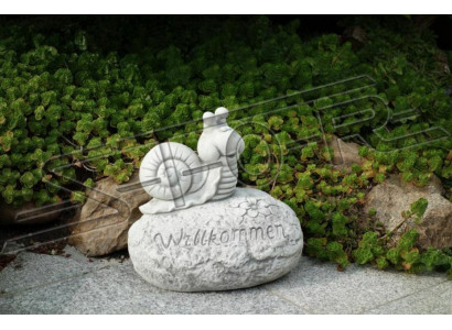 Letrero de bienvenida Caracol Letreros de bienvenida Figura de jardín