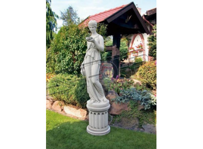 Base de 59 cm para escultura de diseño, figura estatua de jardín.