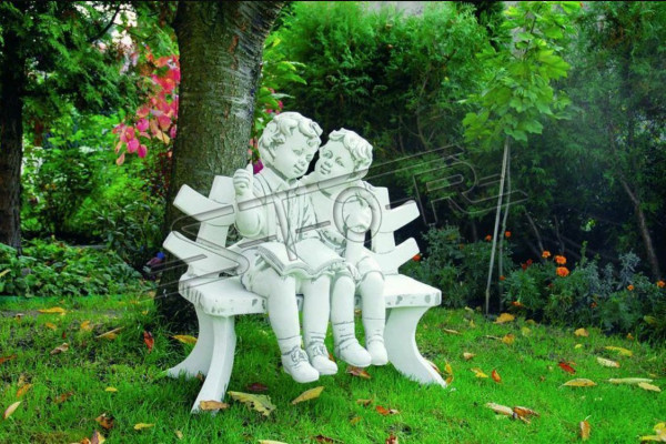 Estatua Figura Niños en banco Estatuas Figuras Escultura Esculturas