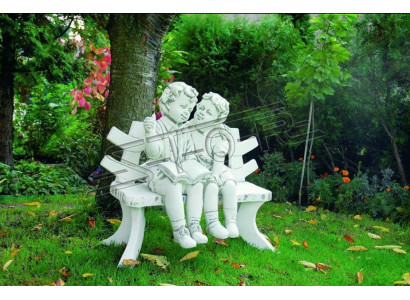 Estatua Figura Niños en banco Estatuas Figuras Escultura Esculturas