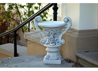 Jarrón Decoración Decoración Arte Jardín Terraza Maceta Jarrones Blanco Cubo