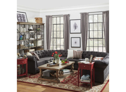 XXL Gran Chesterfield conjunto de sofás seccionales sofá tapizado rincón asiento en forma de U Sofás nuevos.