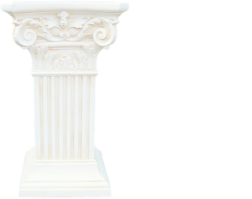 Estilo antiguo griego columna de columna soporte de flores decoración decorativa 1054