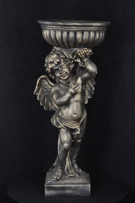 Figura de ángel escultura diseño decoración jarrón flores P0624 92,50cm