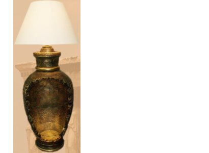 Lámpara de pie Lámpara de pie Luz Jarrón Diseñador Antiguo Soporte Luces Diseño 6886 Nuevo