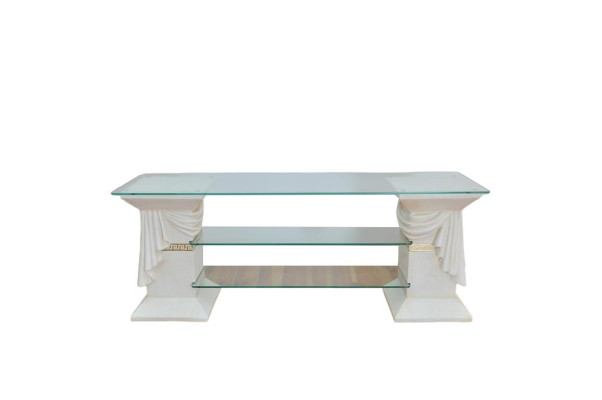 Mueble clásico de televisión RTV, mesa de televisión Medusa Tablero de TV Vitrina 1880