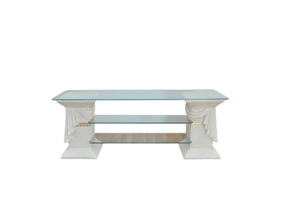 Mueble clásico de televisión RTV, mesa de televisión Medusa Tablero de TV Vitrina 1880