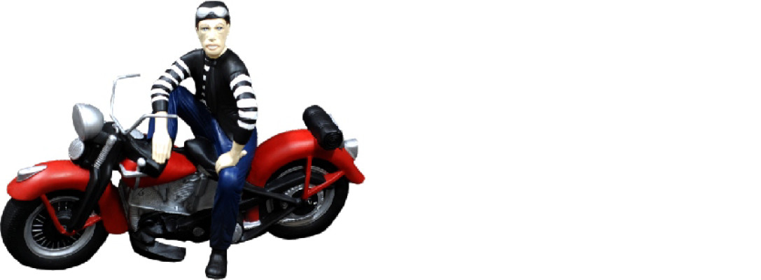 Diseño de motociclista figura estatua escultura figuras esculturas decoración 5687.