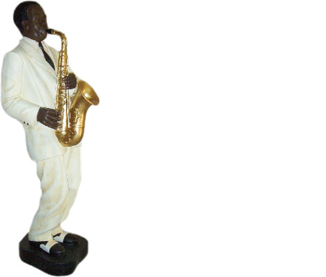 Diseño de figura de saxofón Estatua Escultura Figuras Esculturas Decoración 4022 Nuevo