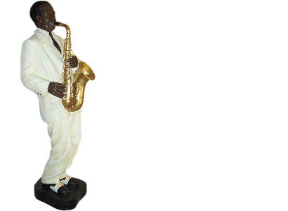 Diseño de figura de saxofón Estatua Escultura Figuras Esculturas Decoración 4022 Nuevo