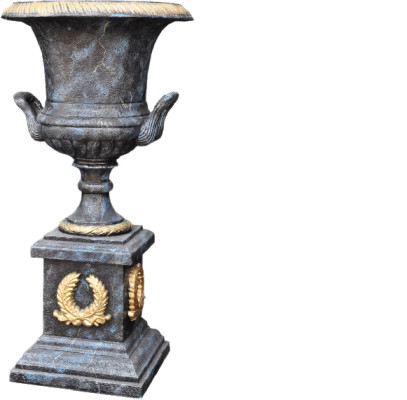 Jarrón XXL Decoración de Mesa Jarrones Decorativos Estilo Antiguo Escultura Figura Cáliz Roma 0877