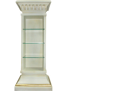 Diseño de vitrina, estante de vidrio, barra, columna, armario, vitrinas, estantes, armario de sala de estar