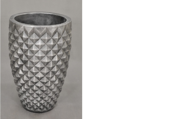 Jarrón de diseño Jarrón de cubo Jarrón decorativo Maceta Decoración Deco 0902 Jarrones