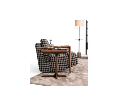 Sillón Sala de estar Asiento Textil Muebles Tapizado Nuevo Diseño de Sillón Moderno