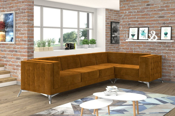 Sofá de tela sofá conjunto de salón muebles de diseño moderno Sofá Chaiselongue