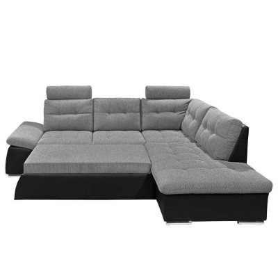 Sofá esquinero en forma de L Sofá diseño cojín moderno cuero textil función cama