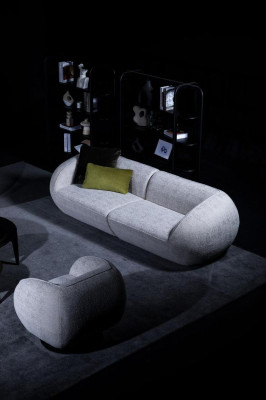 Conjunto de sofás Muebles de salón de cinco plazas Cuatro plazas Sillón Set Muebles de diseñador