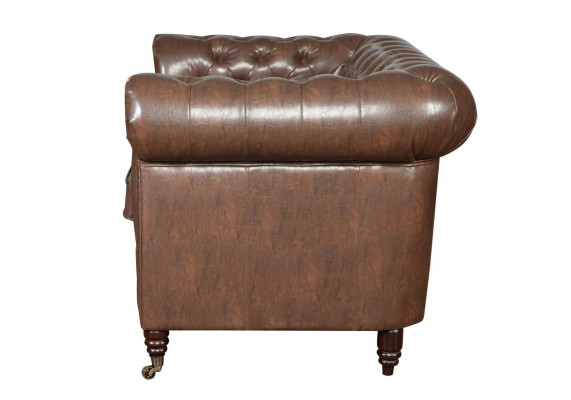 Conjunto de sofá chesterfield de diseñador, sofá, sofá, set de tapicería de 3+2+1 plazas.