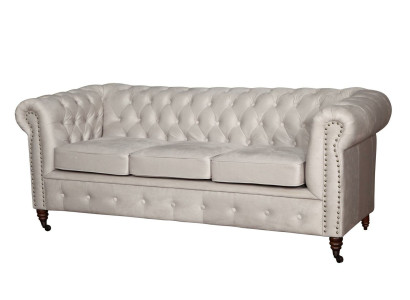 Diseño Chesterfield Conjunto de sofá sofá sofá acolchado 3+2+1 plazas