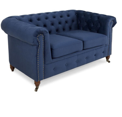Sofás de diseñador Chesterfield de lujo en cuero y tela XXL, sofás grandes de 3 piezas.