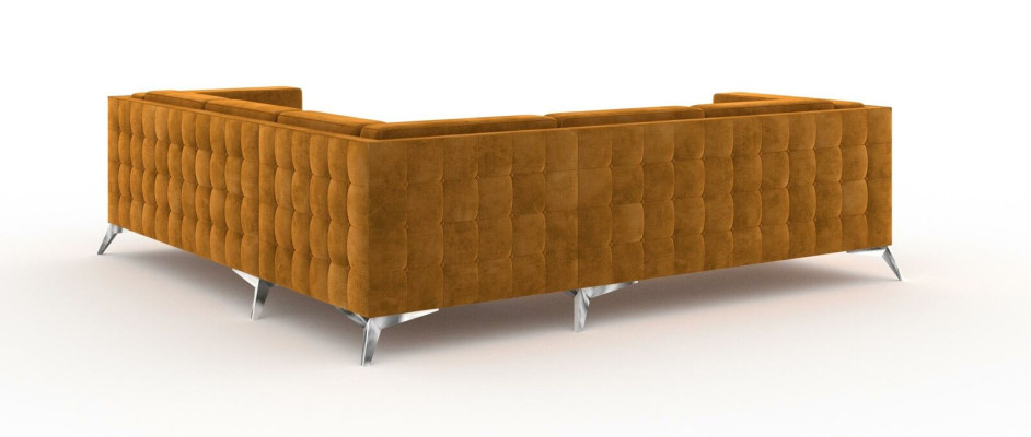 Sofá de esquina conjunto de sala de estar diseño sofá sofá tapizado conjunto de asientos textil